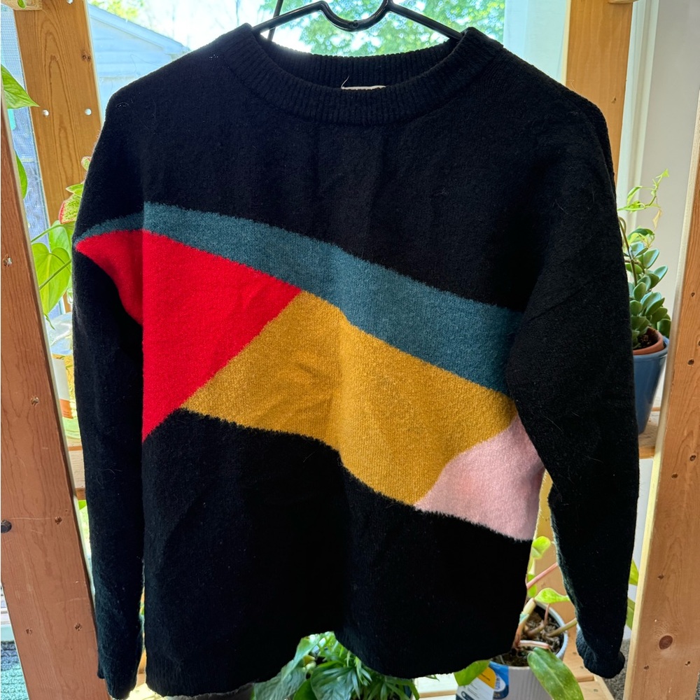 Colorful Geometric Sweater
